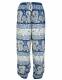 PANTALONE IN VISCOSA CON LACCI , ELASTICO NELLE CA