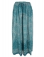 PANTALONE IN VISCOSA STAMPATO CON COULISSE, LACCI