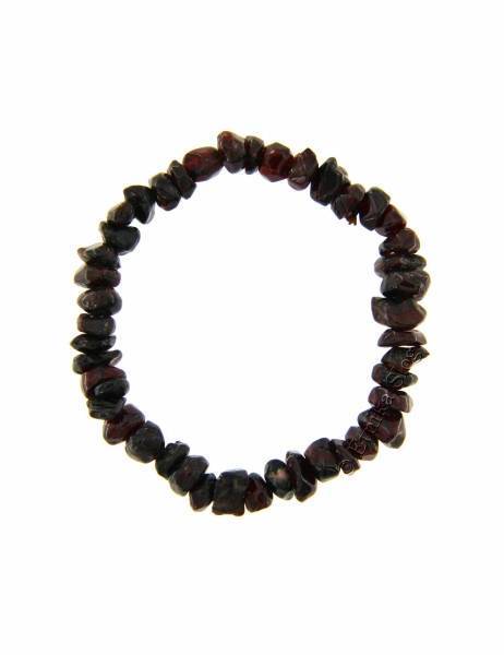 BRACCIALETTO IN PIETRA DURA ELASTICO, CHIPS 5-10 M