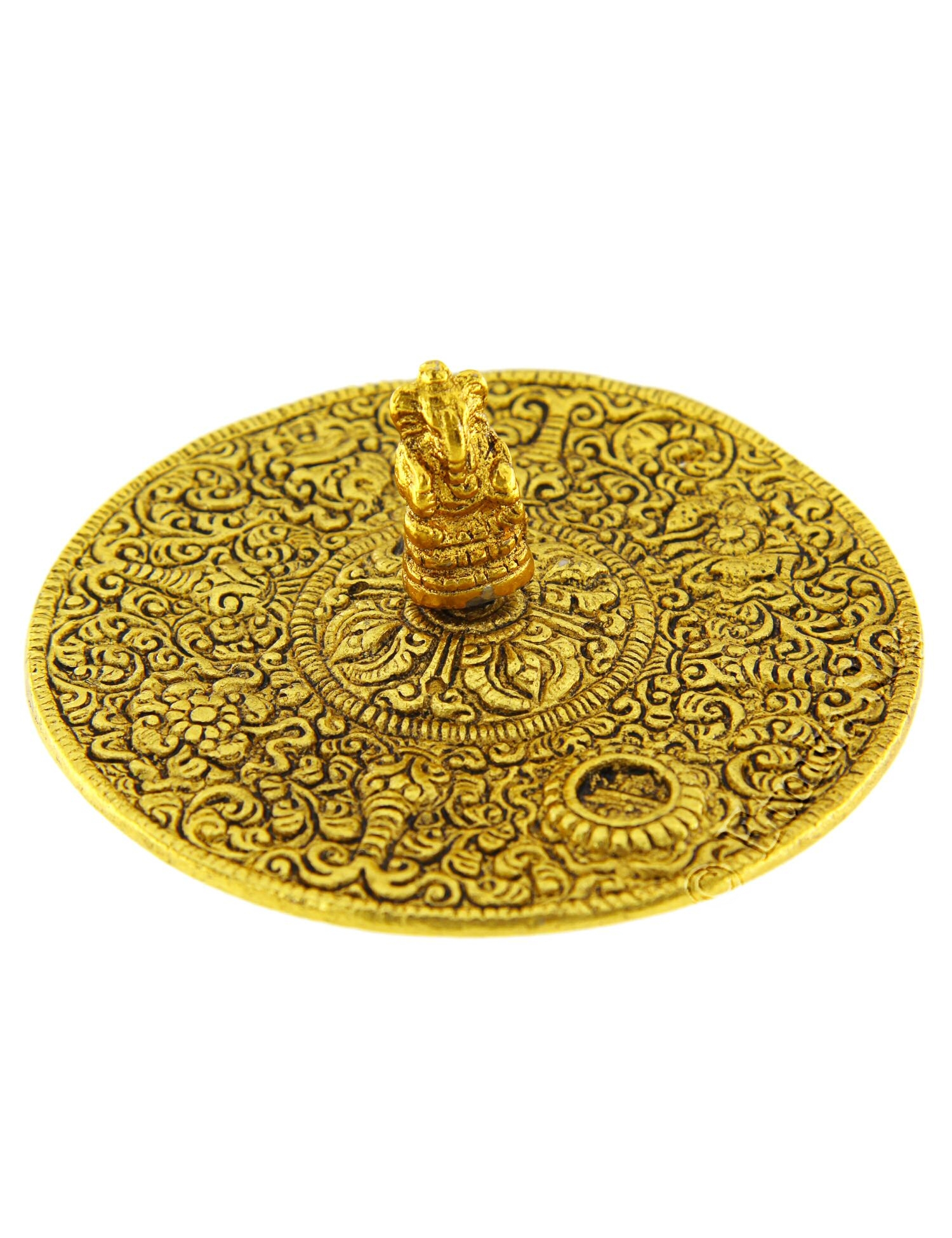 PORTAINCENSO PER CONI E BASTONCINI , PIATTO IN MET PORTAINCENSO PER CONI E BASTONCINI , PIATTO IN MET