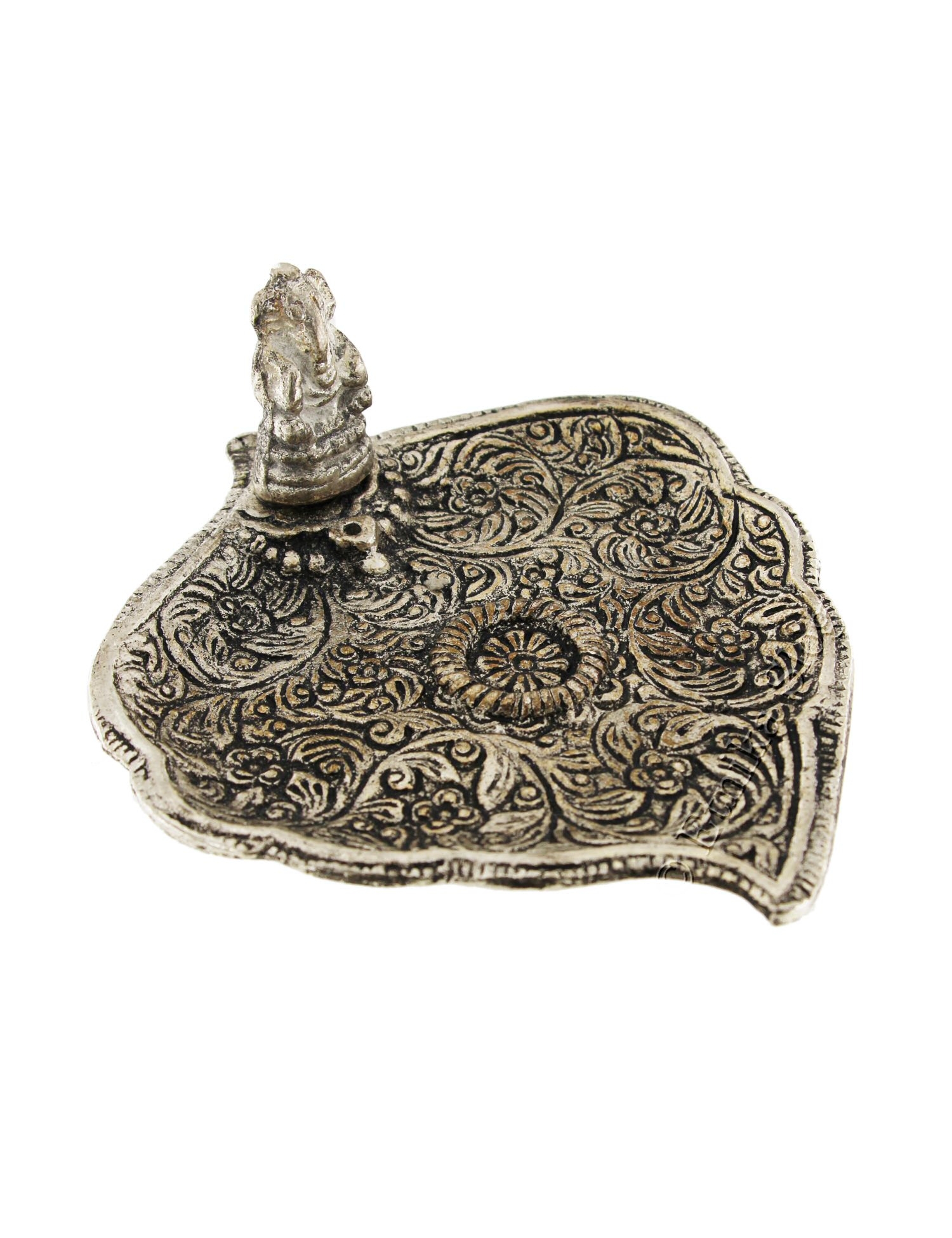 PORTAINCENSO PER CONI E BASTONCINI , PIATTO IN MET PORTAINCENSO PER CONI E BASTONCINI , PIATTO IN MET