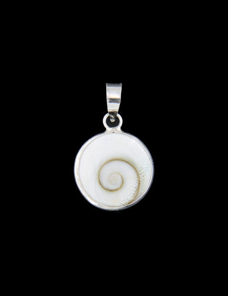 PENDENTE&nbsp;IN ARGENTO&nbsp;CON CONCHIGLIA OCCHIO DI SHIVA