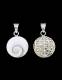 PENDENTE&nbsp;IN ARGENTO&nbsp;CON CONCHIGLIA OCCHIO DI SHIVA