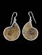 ORECCHINI&nbsp;IN ARGENTO&nbsp;CON&nbsp;AMMONITE/