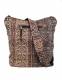 BORSA QUADRATA GRANDE DA SPALLA IN COTONE STAMPATO