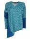 MAGLIA&nbsp;IN PATCHWORK MAGLINA CON ELASTAN , MANICHE