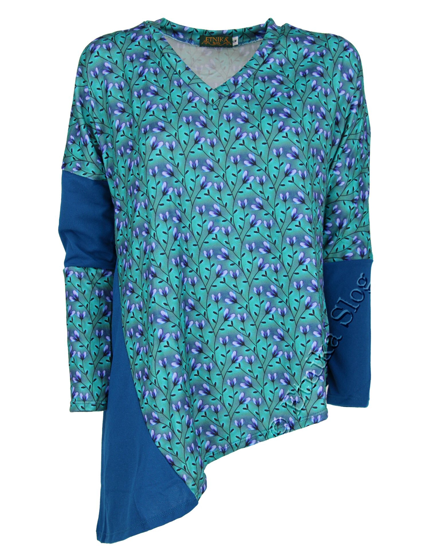 MAGLIA IN PATCHWORK MAGLINA CON ELASTAN , MANICHE MAGLIA IN PATCHWORK MAGLINA CON ELASTAN , MANICHE