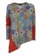 MAGLIA&nbsp;IN PATCHWORK MAGLINA CON ELASTAN , MANICHE