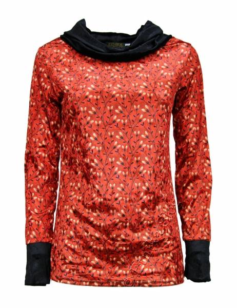 MAGLIA&nbsp;IN&nbsp;VELVET CON ELASTAN , MANICHE LUNGHE , CO