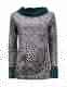 MAGLIA&nbsp;IN&nbsp;VELVET CON ELASTAN , MANICHE LUNGHE , CO