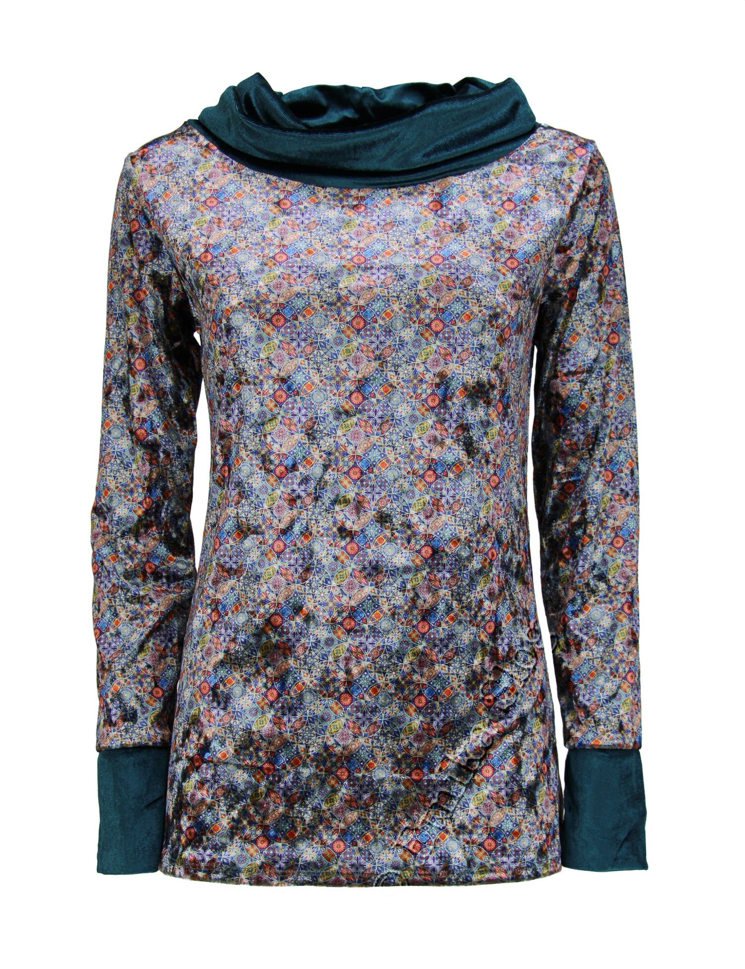 MAGLIA IN VELVET CON ELASTAN , MANICHE LUNGHE , CO MAGLIA IN VELVET CON ELASTAN , MANICHE LUNGHE , CO