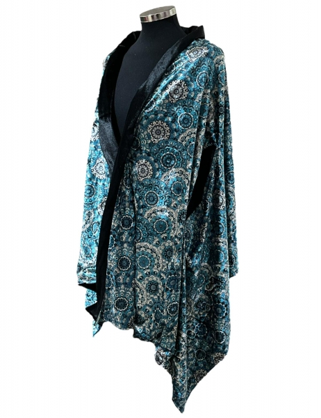 JUMPSUIT AND KIMONO MADE OF JERSEY AND VELVET AB-VWJ01-AA - Oriente Import S.r.l.