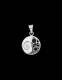 PENDENTE&nbsp;IN ARGENTO&nbsp;CON CONCHIGLIA OCCHIO DI SHIVA