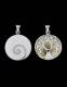 PENDENTE&nbsp;IN ARGENTO&nbsp;CON CONCHIGLIA OCCHIO DI SHIVA