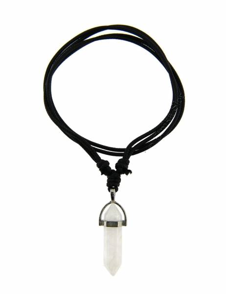 COLLANA&nbsp;IN COTONE CON NODO SCORREVOLE , PENDENTE I