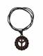 COLLANA&nbsp;IN CORDONCINO SCORREVOLE CON PENDENTE&nbsp;IN L