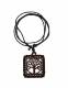 COLLANA&nbsp;IN CORDONCINO SCORREVOLE CON PENDENTE&nbsp;IN L