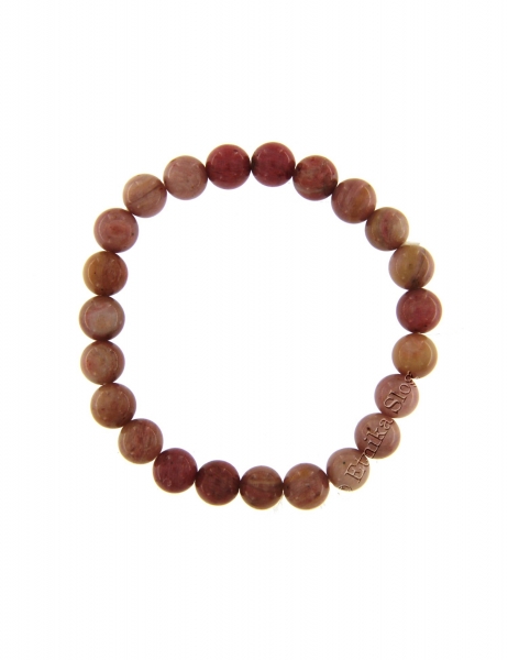 BRACCIALETTO IN PIETRA DURA ELASTICO, SFERE DIAMET