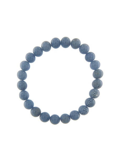 BRACCIALETTO IN PIETRA DURA ELASTICO, SFERE DIAMET