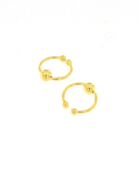 MINI EARRINGS AND NOSE RINGS - SEPTUM ARG-1OR190-09 - Oriente Import S.r.l.