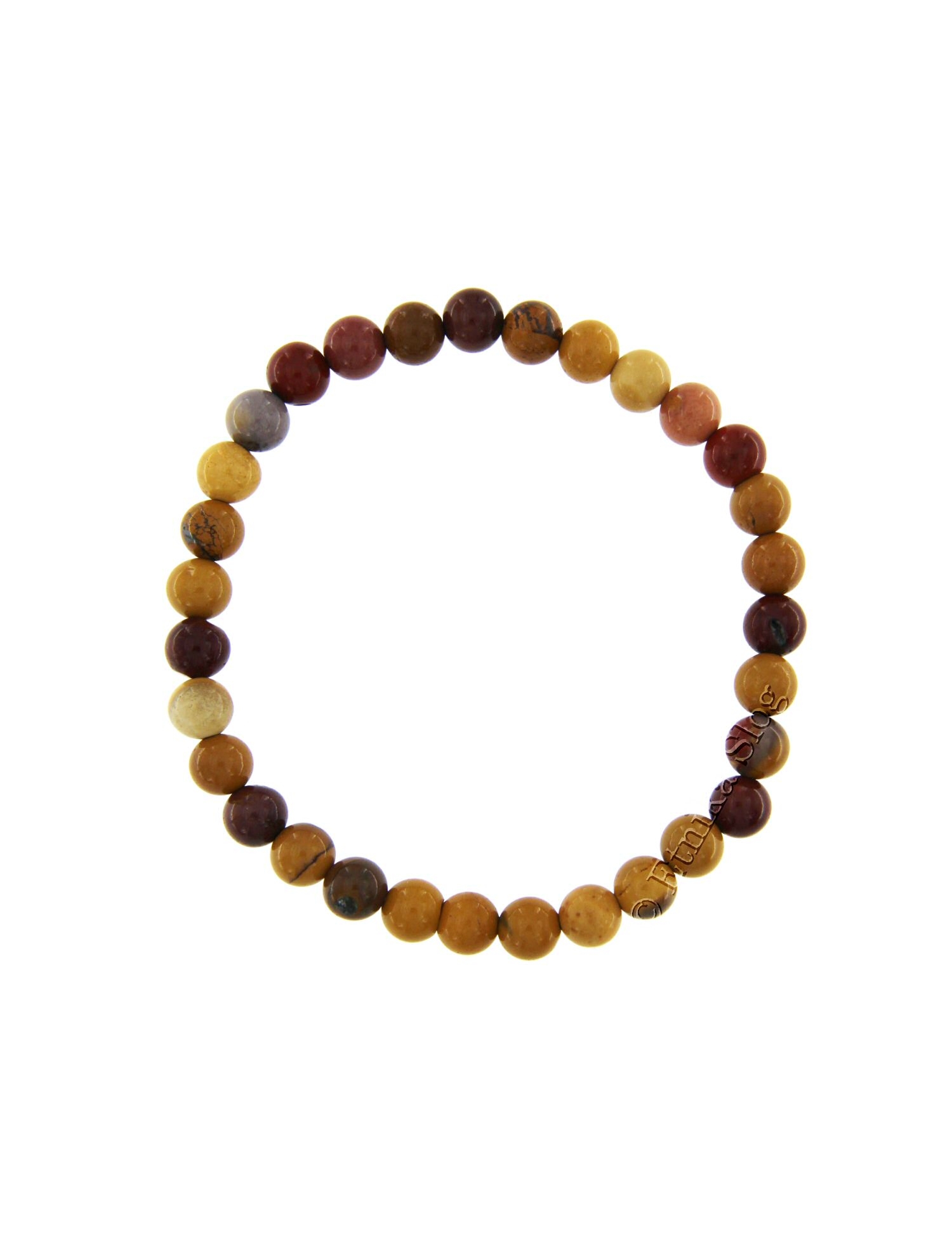 BRACCIALETTO IN PIETRA DURA - MOKAITE - ELASTICO M BRACCIALETTO IN PIETRA DURA - MOKAITE - ELASTICO M