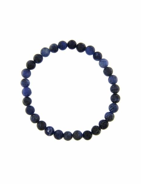 BRACCIALETTO IN PIETRA DURA -&nbsp;SODALITE - ELASTICO