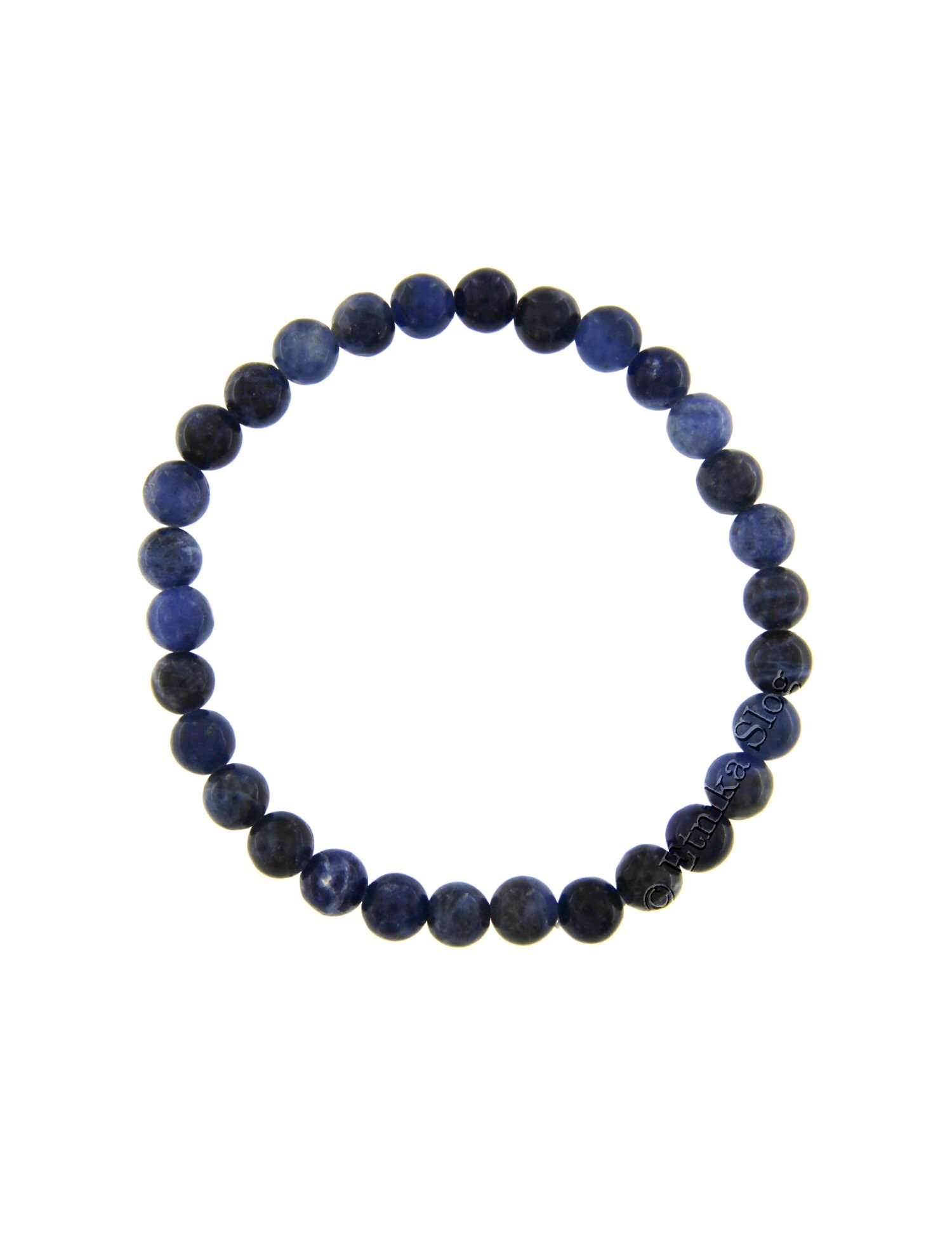 BRACCIALETTO IN PIETRA DURA - SODALITE - ELASTICO BRACCIALETTO IN PIETRA DURA - SODALITE - ELASTICO