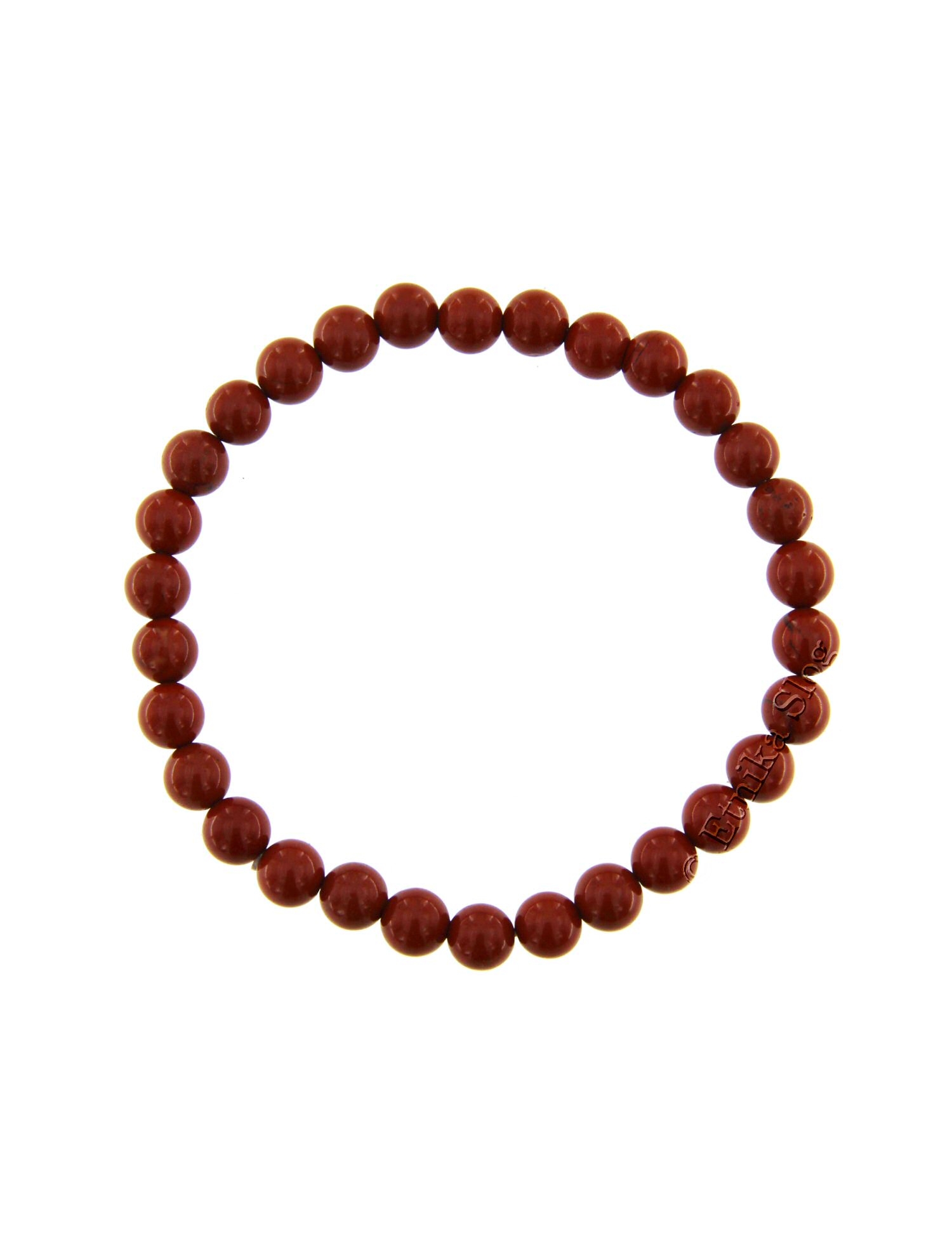 BRACCIALETTO IN PIETRA DURA - DIASPRO ROSSO - ELAS BRACCIALETTO IN PIETRA DURA - DIASPRO ROSSO - ELAS