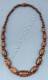 COLLANA IN LEGNO DI PALMA CON CILINDRI E PICCOLE S