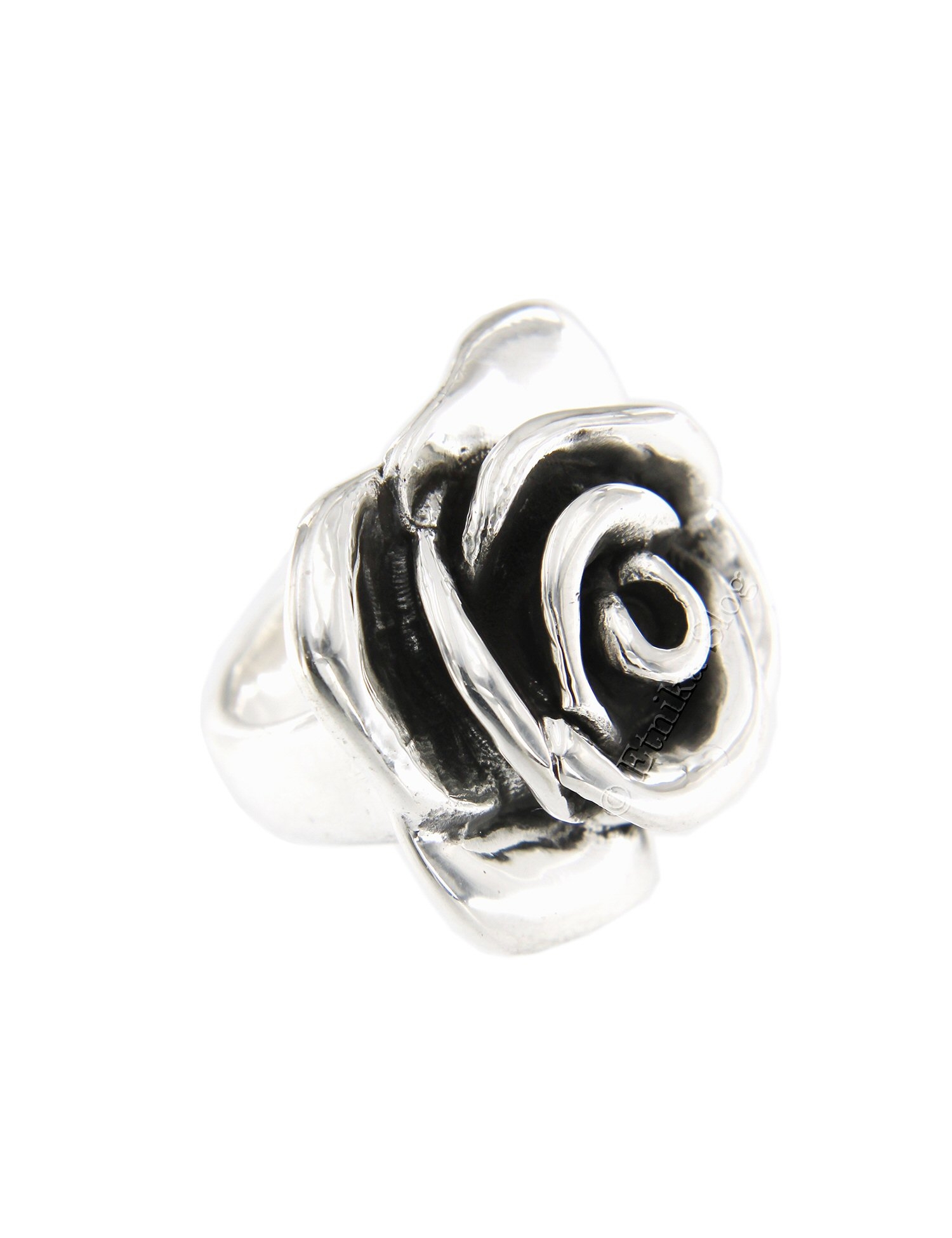 ANELLO IN ARGENTO LAVORATO DIAMETRO FIORE CIRCA MM ANELLO IN ARGENTO LAVORATO DIAMETRO FIORE CIRCA MM