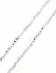 COLLANA ARGENTO CATENINA LUNGHEZZA TOTALE CM 45.b