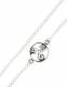 COLLANA ARGENTO PENDENTE DIAMETRO MM 12, LUNGHEZZA