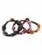 BRACCIALETTI IN COTONE INTRECCIATO E&nbsp;VETRO.