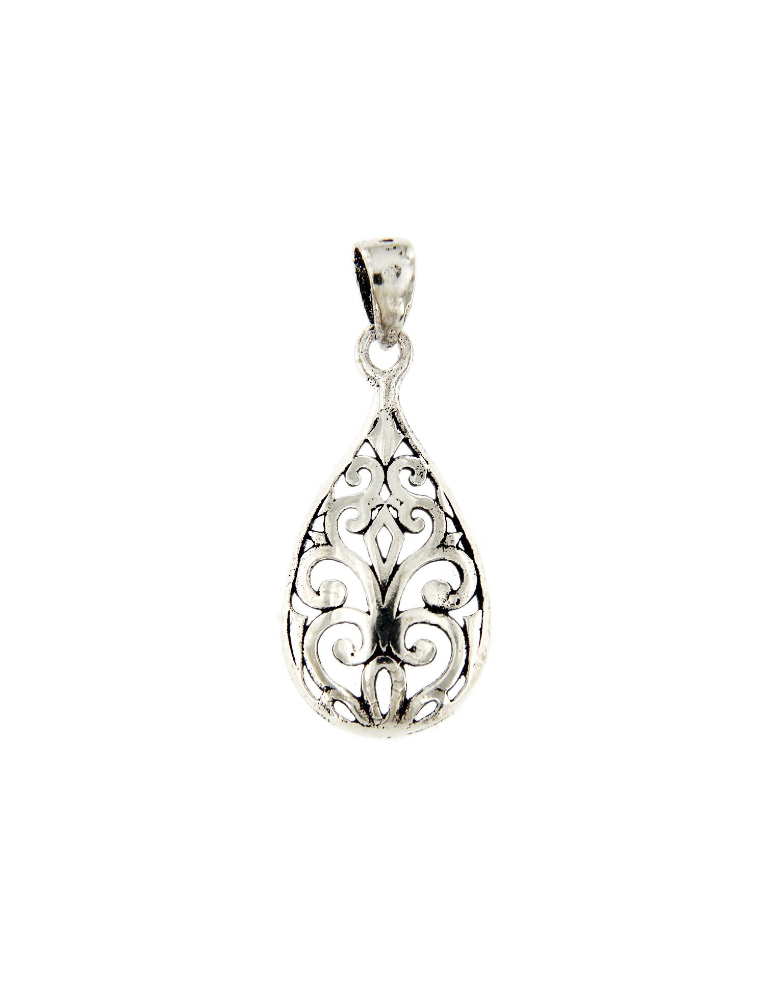 PENDENTE IN ARGENTO.MISURE 22X12 MM- G PENDENTE IN ARGENTO.MISURE 22X12 MM- G