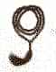 COLLANA MALA IN LEGNO&nbsp;SCURO 108 SFERE DA 10 MMbr