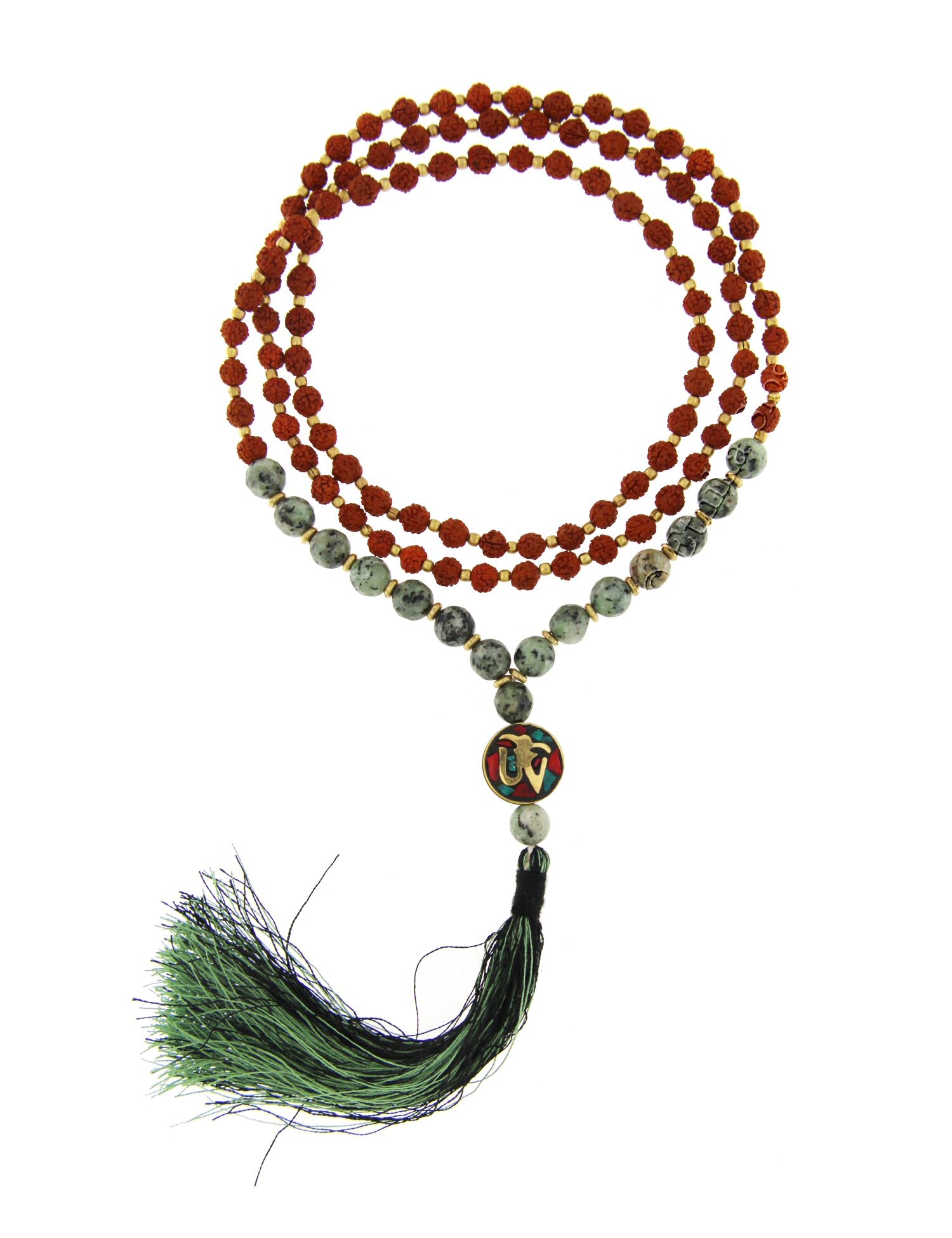COLLANA MALA SEMI DI RUDRAKSHA 108 SEMI DA 6 MM DI COLLANA MALA SEMI DI RUDRAKSHA 108 SEMI DA 6 MM DI