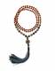 COLLANA MALA&nbsp;SEMI DI RUDRAKSHA 108&nbsp;SEMI DA&nbsp;6 MM DI