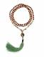 COLLANA MALA&nbsp;SEMI DI RUDRAKSHA 108&nbsp;SEMI DA&nbsp;6 MM DI