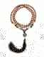 COLLANA MALA&nbsp;SEMI DI RUDRAKSHA 108&nbsp;SEMI DA&nbsp;6 MM DI