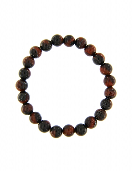 BRACCIALETTO IN PIETRA DURA ELASTICO, SFERE DIAMET