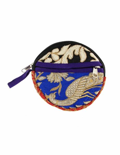 ASTUCCI - PORTAMONETE ASTUCCIO / POCHETTE ROTONDO PATCHWORK COLORI, RICA - Etnika Slog d.o.o.