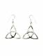ORECCHINI ARGENTO FORMA TRIQUETRAMISURA 27X2