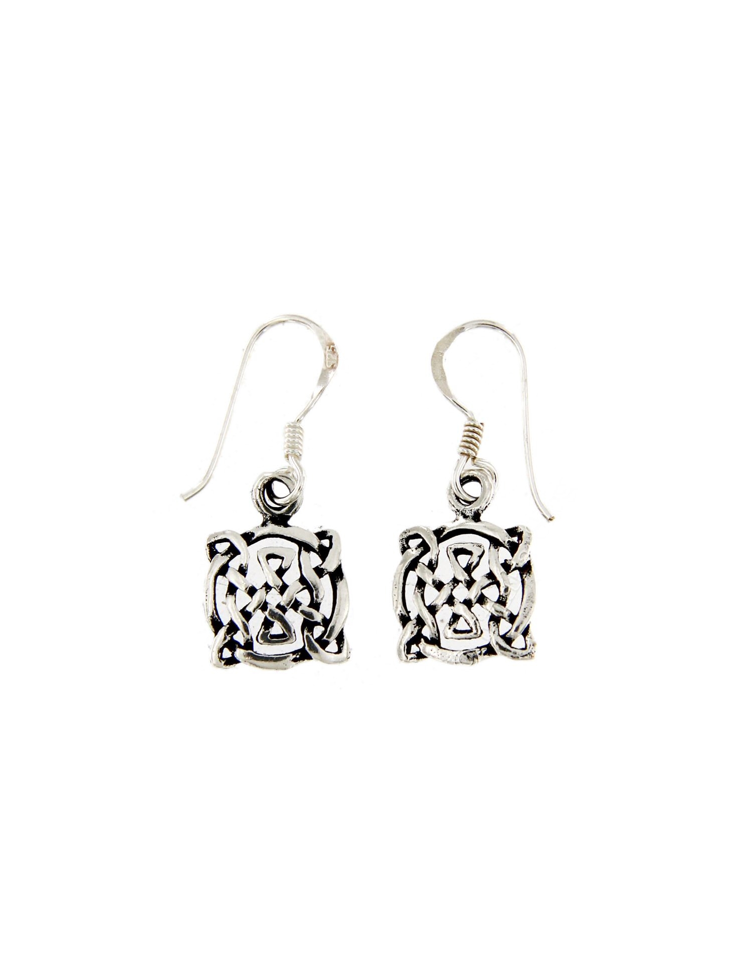 ORECCHINI ARGENTO FIGURA NODOMISURE 10X10 MM ORECCHINI ARGENTO FIGURA NODOMISURE 10X10 MM