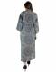 KIMONO LUNGO IN VISCOSA, MANICHE CORTE.DISPO