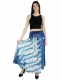 VESTITO/GONNA LUNGA IN COTONE E VISCOSA, LACCI A C