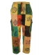 PANTALONE ALLA TURCA IN COTONE STONEWASH PATCHWORK
