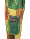 PANTALONE ALLA TURCA IN COTONE STONEWASH PATCHWORK