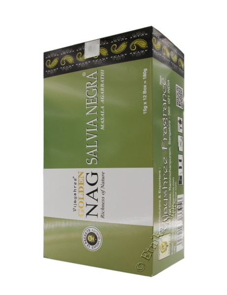 INCENSO VIJAYSHREE, FRAGRANZA GOLDEN&nbsp;NAG BLACK S