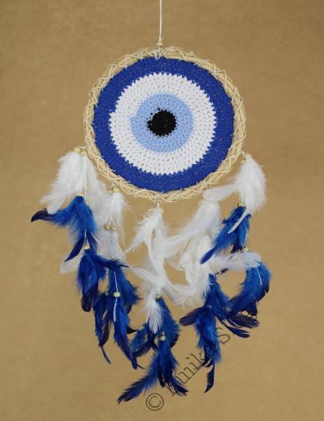 ACCHIAPPASOGNI O DREAMCATCHER INDONESIANO CON OCCH