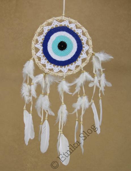 ACCHIAPPASOGNI O DREAMCATCHER INDONESIANO CON OCCH